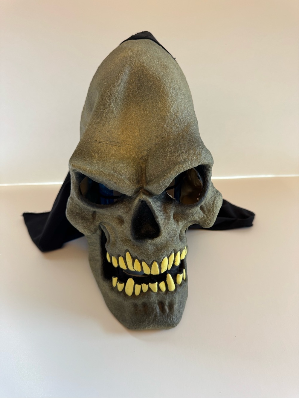 Vtg 1999 The Paper Magic Group Skeleton Full Head Scary Halloween Mask